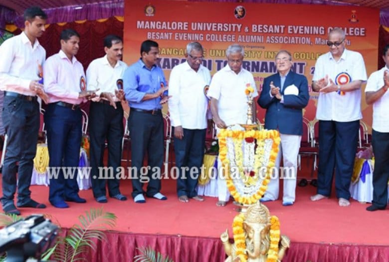 Mangalore University Inter collegiate Kabaddi Tournament at Besant Evening College